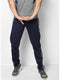 Men Blue Grey Smart Fit Lower