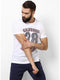Men White Round Neck Smart Fit T-Shirt