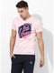 Men Pink Round Neck Smart Fit T-Shirt