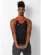Men Black Red Round Neck Smart Fit Sandow