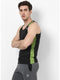 Men Black Round Neck Smart Fit Sandow