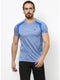 Men Blue Round Neck Smart Fit T-Shirt