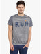 Men Grey Round Neck Smart Fit T-Shirt
