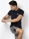 Men Navy Round Neck Smart Fit T-Shirt