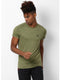 Men Olive Round Neck Smart Fit T-Shirt