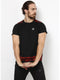 Men Black Round Neck Smart Fit T-Shirt