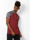 Men Red Collar Smart Fit T-Shirt
