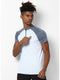 Men Sky Blue Collar Smart Fit T-Shirt