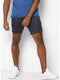 Men Grey Smart Fit Shorts