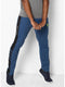 Men Blue Black Smart Fit Lower