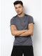 Men Grey Round Neck Smart Fit T-Shirt