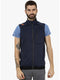 Men Navy Collar Smart Fit Sweatshirt