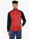 Men Red Collar Smart Fit Sweatshirt