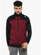 Men Purple Collar Smart Fit Sweatshirt