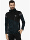 Men Teal Black Dark Grey Hooded Smart Fit Sweatshirt