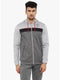 Men Grey Hooded Smart Fit Sweatshirt