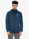 Men Green Hooded Smart Fit Sweatshirt