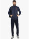 Men Navy Navy Collar Smart Fit Tracksuit