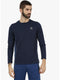 Men Denim Milange Denim Round Neck Smart Fit T-Shirt