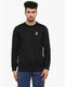 Men Black Round Neck Smart Fit T-Shirt