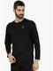 Men Black Royal Fashion Neck Smart Fit T-Shirt