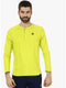 Men Green Fashion Neck Smart Fit T-Shirt