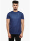 Men Blue Round Neck Smart Fit T-Shirt