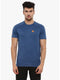 Men Blue Round Neck Smart Fit T-Shirt