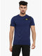 Men Navy Round Neck Smart Fit T-Shirt