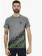 Men Grey Round Neck Smart Fit T-Shirt