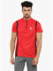 Men Blue Fashion Neck Smart Fit T-Shirt