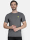 Men Grey Round Neck Smart Fit T-Shirt