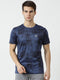 Men Green Round Neck Regular Fit T-Shirt