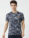 Men Blue Round Neck Smart Fit T-Shirt
