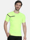 Men Green Round Neck Regular Fit T-Shirt