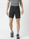 Men Black Regular Fit Shorts