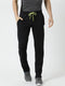 Men Black Regular Fit Lower
