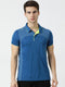 Men Old Blue Collar Regular Fit T-Shirt