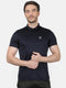 Men Navy Collar Regular Fit T-Shirt