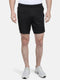 Men Black Regular Fit Shorts