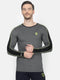 Men Grey Round Neck Regular Fit T-Shirt
