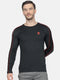 Men Grey Round Neck Regular Fit T-Shirt