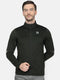 Men Olive Collar Regular Fit Sweatshirt
