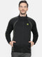 Men Olive Collar Regular Fit Sweatshirt