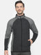 Men Black Collar Regular Fit Sweatshirt