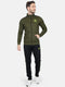 Men Navy Collar Regular Fit Tracksuit