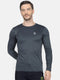 Men Grey Round Neck Regular Fit T-Shirt