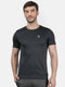 Men Grey Round Neck Regular Fit T-Shirt