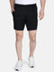 Men Black Regular Fit Shorts