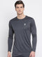 Men Grey Round Neck Regular Fit T-Shirt